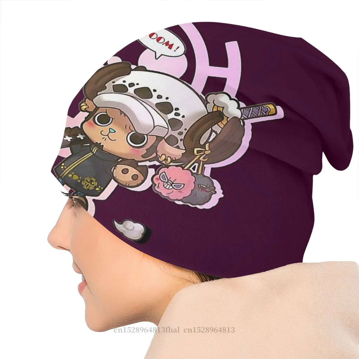 Головной убор Tony Chopper Trafalgar Law мужская вязаная шапка цельный рисунок Обезьяна D