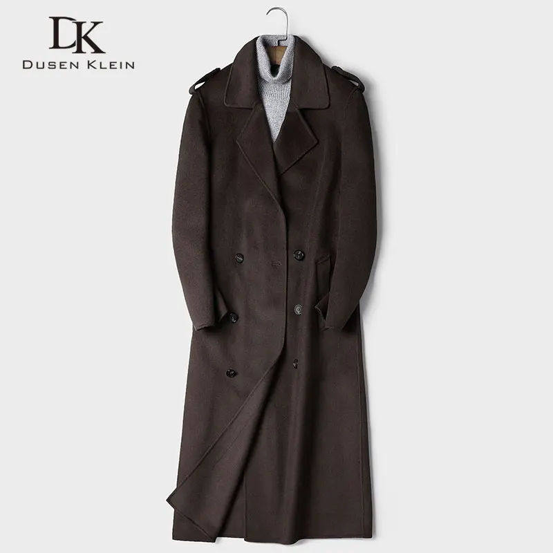 

Winter Men Wool Woolen Jackets Casual Warm Coat 2020 New Long 88021