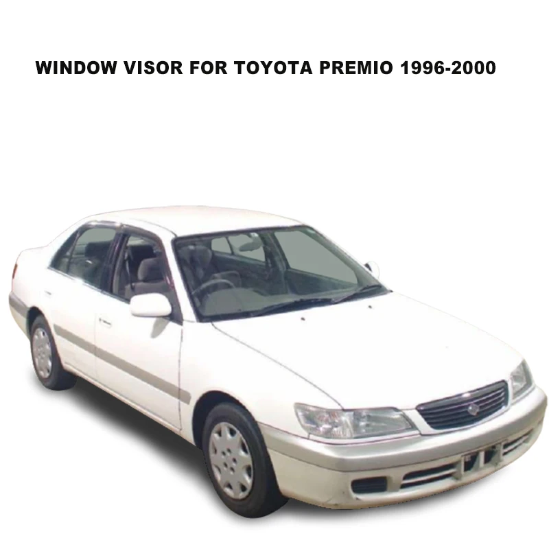 

Side Window Deflectors For Toyota Premio 1996 1997 1998 1999 2000 Acrylic Black Window Visor Sun Rain Guards Weathershield SUNZ