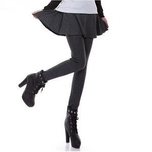 Женская юбка-леггинсы 2 в 1, длинные леггинсы без ног, 3 цвета, бесплатная доставка