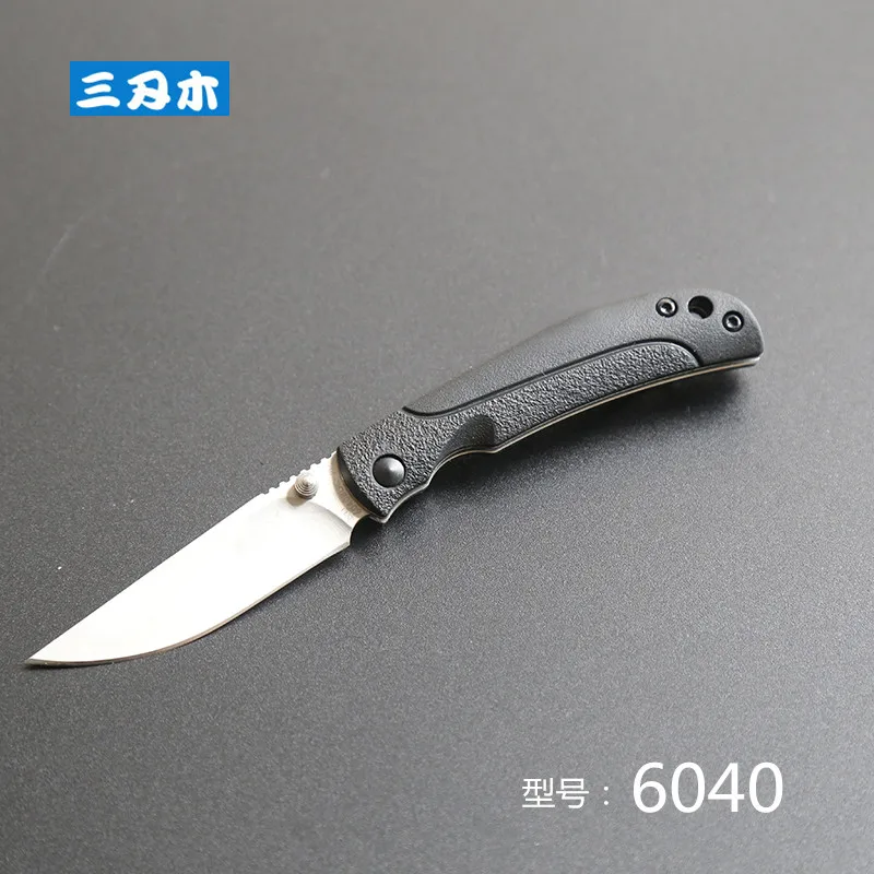 6040 Sanrenmu 6040/4060 мини брелок нож карманный нож Фруктовый нож для кемпинга выживания тактический универсальный инструмент EDC нож - Цвет: 6040