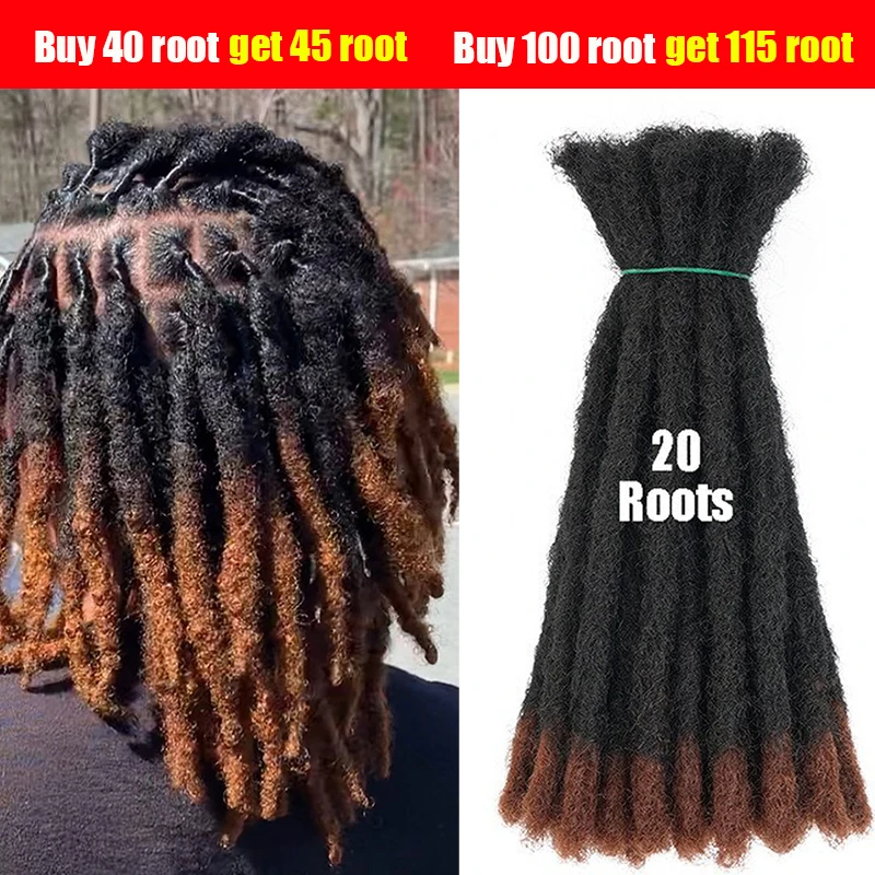 10 дюймов ручной работы дреды Наращивание волос Синтетические накладные волосы