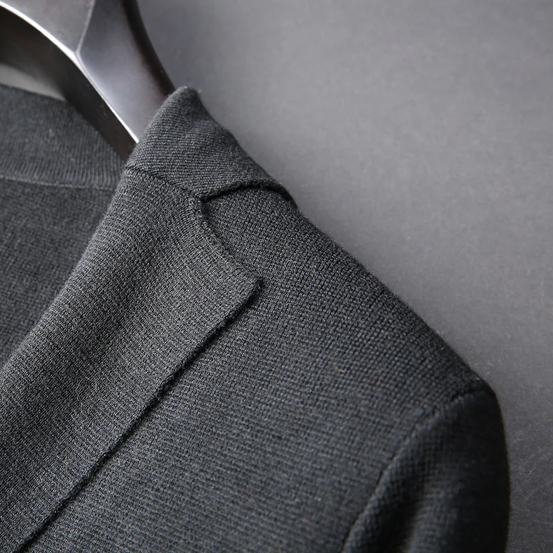 JSBD yuppie джентльмен удобный эластичный вязаный свитер осень зима мужской тонкий