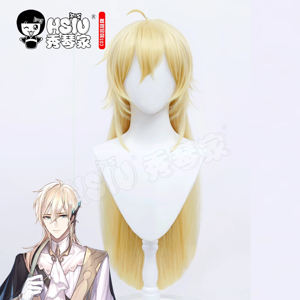Парик для косплея алкаид из игры путешественник во времени и космосе кремовый