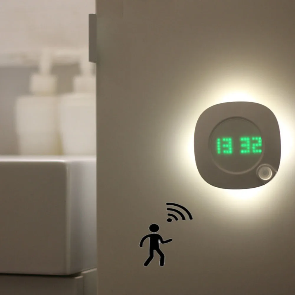 Светодиодный датчик движения с питанием от аккумулятора и usb датчиком два