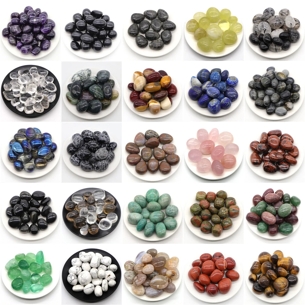 

Natural Stones Round Crystals And Healing Stones Gravel Specimen Reiki Tumbled Agates Specimen Gem Home Aquarium Decoration