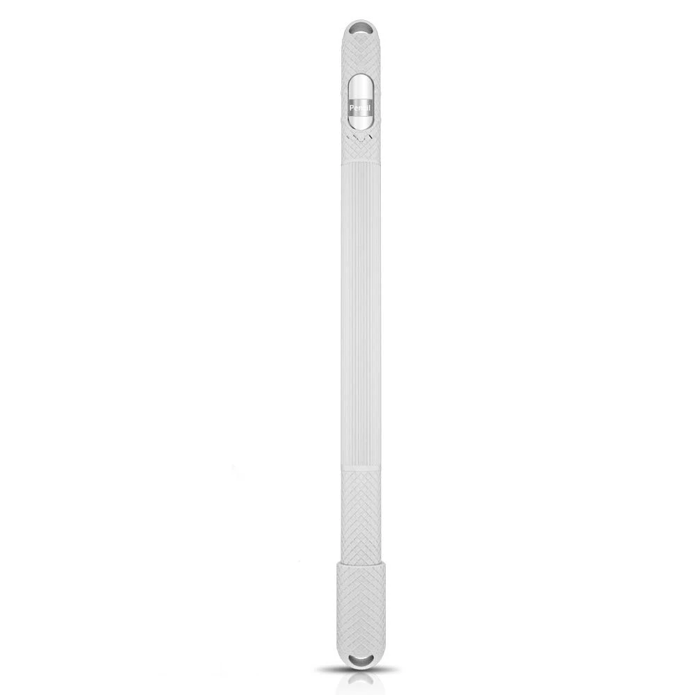 Белый Мягкий силиконовый чехол для Apple Pencil 1st, Чехол для iPad Pro 9,7/10,5/12,9 для планшета, стилус, защитный чехол-держатель - Цвета: Белый