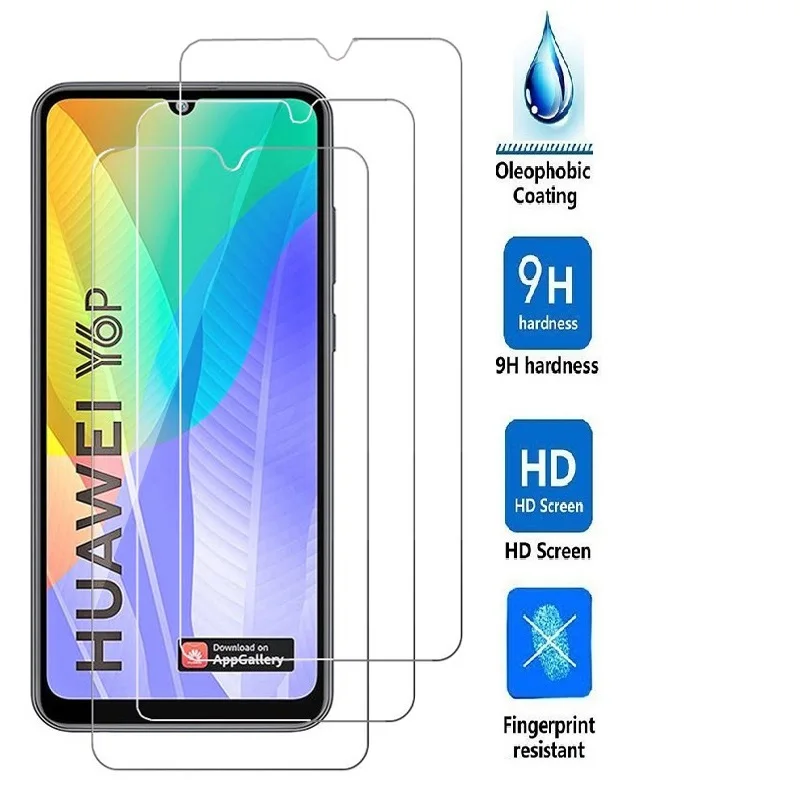 

Закаленное стекло Y6P для Huawei Y6P, Защита экрана для Huawei Y6p 6,3, защитное стекло, пленка, чехол