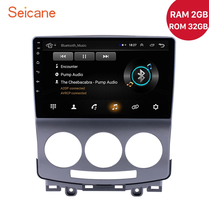 Seicane 9 дюймов 2Din ram 2 ГБ Автомобильный gps блок Android 8,1 Автомагнитола для 2005-2010 старых Mazda 5 мультимедийный плеер Поддержка OBD2 DAB