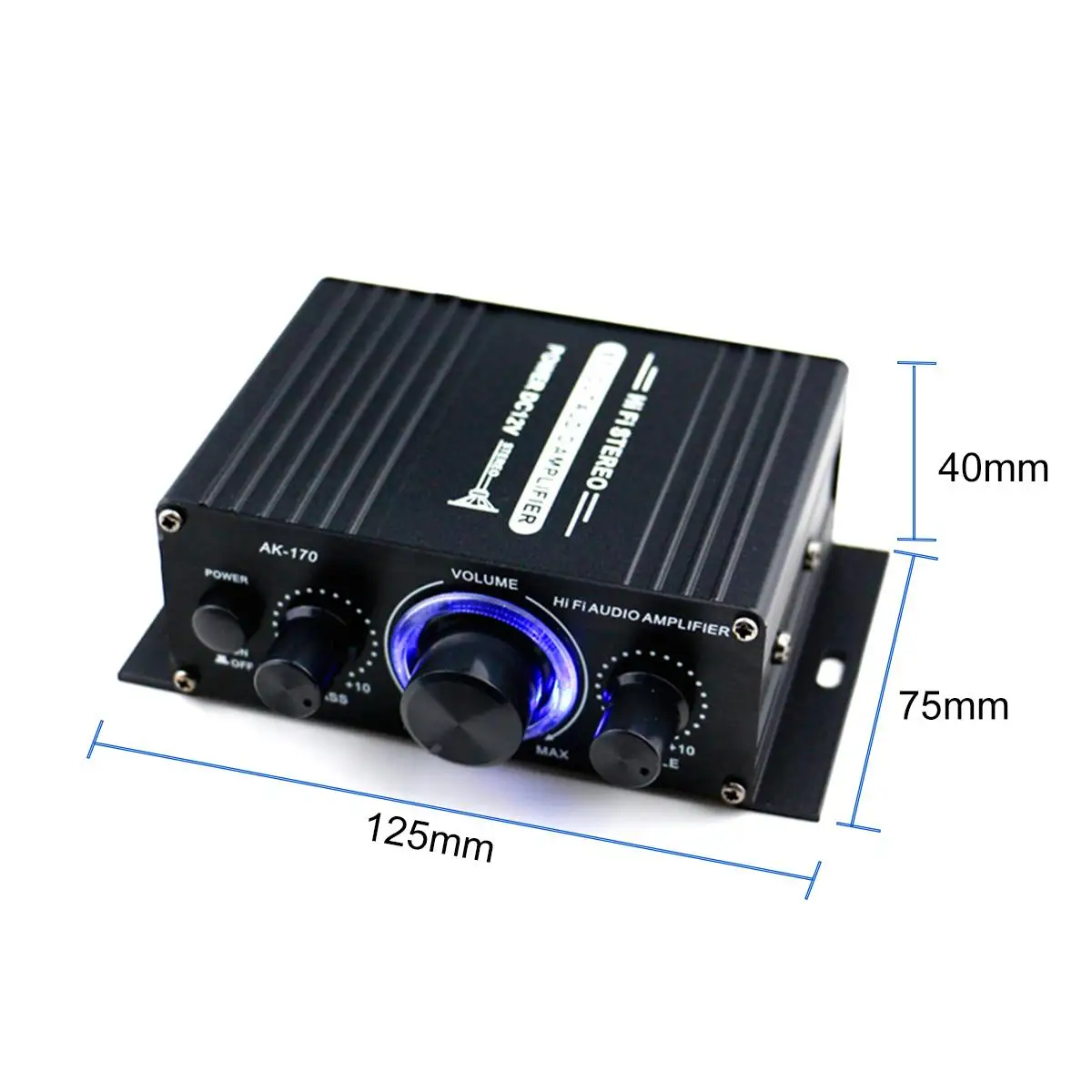 200+ 200 Вт 12 в аудио усилитель HIFI аудио усилитель мощности bluetooth стерео для автомобиля музыкальные усилители FM радио USB/TF/AUX