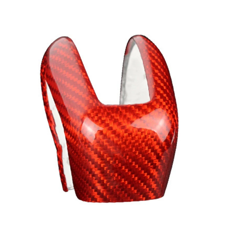 

Carbon Fiber Sticker Car Gear Shift Knob Cover Interior Trim for Volvo XC60 XC90 S60 V60 Accessories