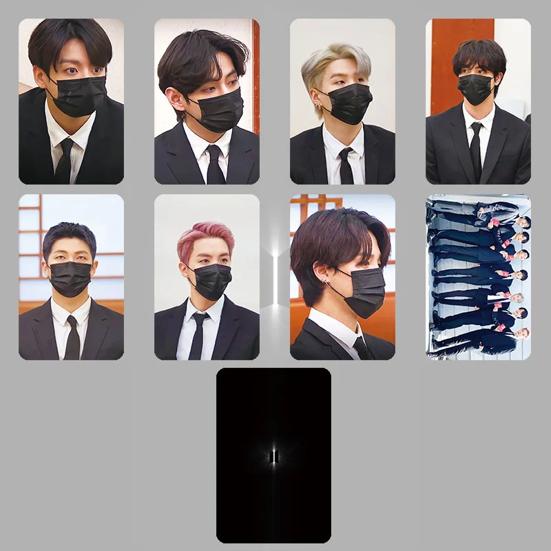 

South Korean Groups K-POP Bangtan Boys UN Speech Photo Card LOMO Card Photo Photo Polaroid Card Cosplay Gift JIMIN JIN SUGA
