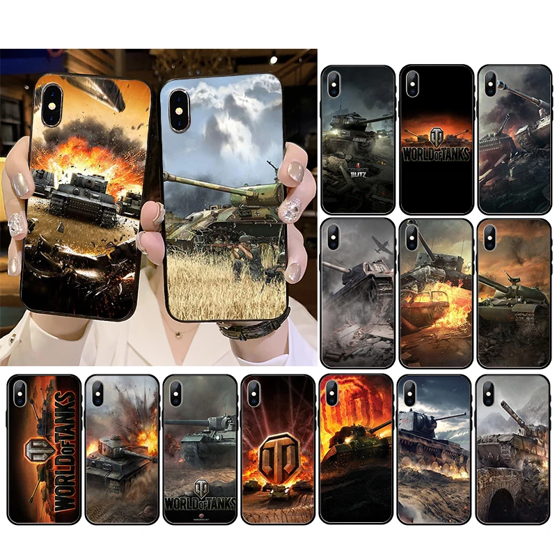 

World of tanks Phone Case For iPhone 13 12 11 Pro Max 12Mini XS MAX XR SE2 8 7 Plus X