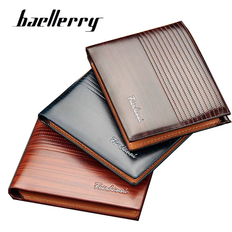 Мужские короткие кошельки маленькие для денег новый дизайн цена в долларах