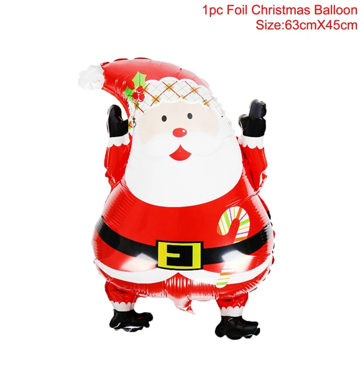 Santa balloon Noel Рождественское украшение для рождественские украшения для дома деревянная подвеска Рождественский Декор рождественские воздушные шары - Цвет: Santa balloon