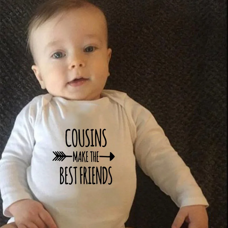 Cousins Make The Best Friends/Боди для малышей унисекс одежда мальчиков и девочек комбинезоны