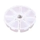 Коробка для лекарств, органайзер для классификации лекарств круглой формы, 8 ячеек, для путешествий