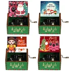 Рождественская музыкальная шкатулка Игра кальмара 2021, ручная музыкальная шкатулка, бумажный дом, Парк Юрского периода, подарок на Хэллоуин и новый год