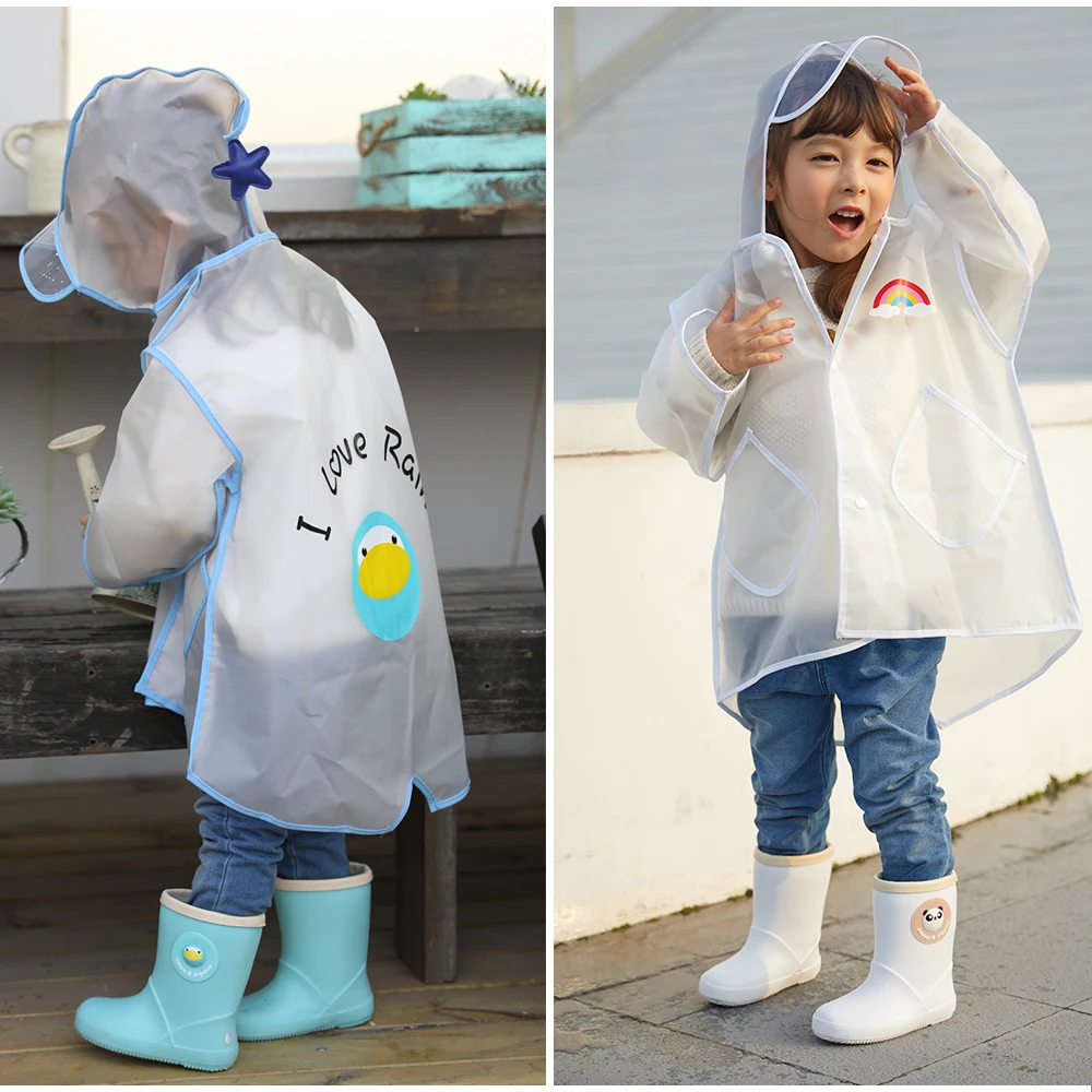 DRIPDROP Детские резиновые сапоги для девочек и мальчиков с милыми мультяшными