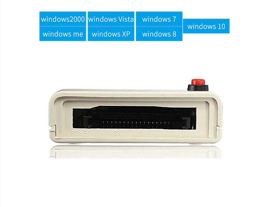 USB 2.0 to 68 Pin ATA PCMCIA Flash Disk Memory Card Reader Adapter Converter For Windows