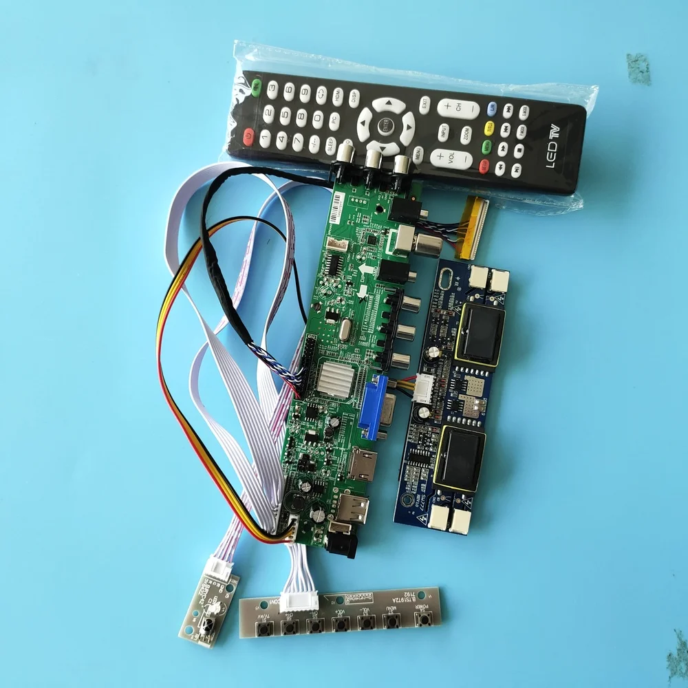

Kit for LM230WF1-TLB3/LM230WF1-TLA5 4 CCFL 30pin HDMI VGA Controller Digital LCD Panel board AV TV USB 1920X1080 remote DVB-T