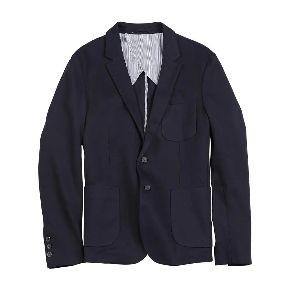 Мужской блейзер SIMWOOD нарядно-повседневный пиджак 2019 приталенный жакет 180352 |