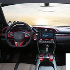 Аксессуары для интерьера руль декоративные панельная Накладка для коробки передач для Honda CIVIC 2016 2017 2018 2019 2020 2021