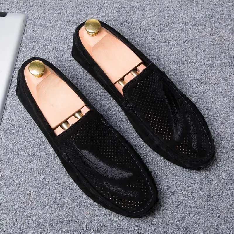 Mocassin homme de luxe повседневные лоферы мужская обувь дышащая модные мужские слипоны