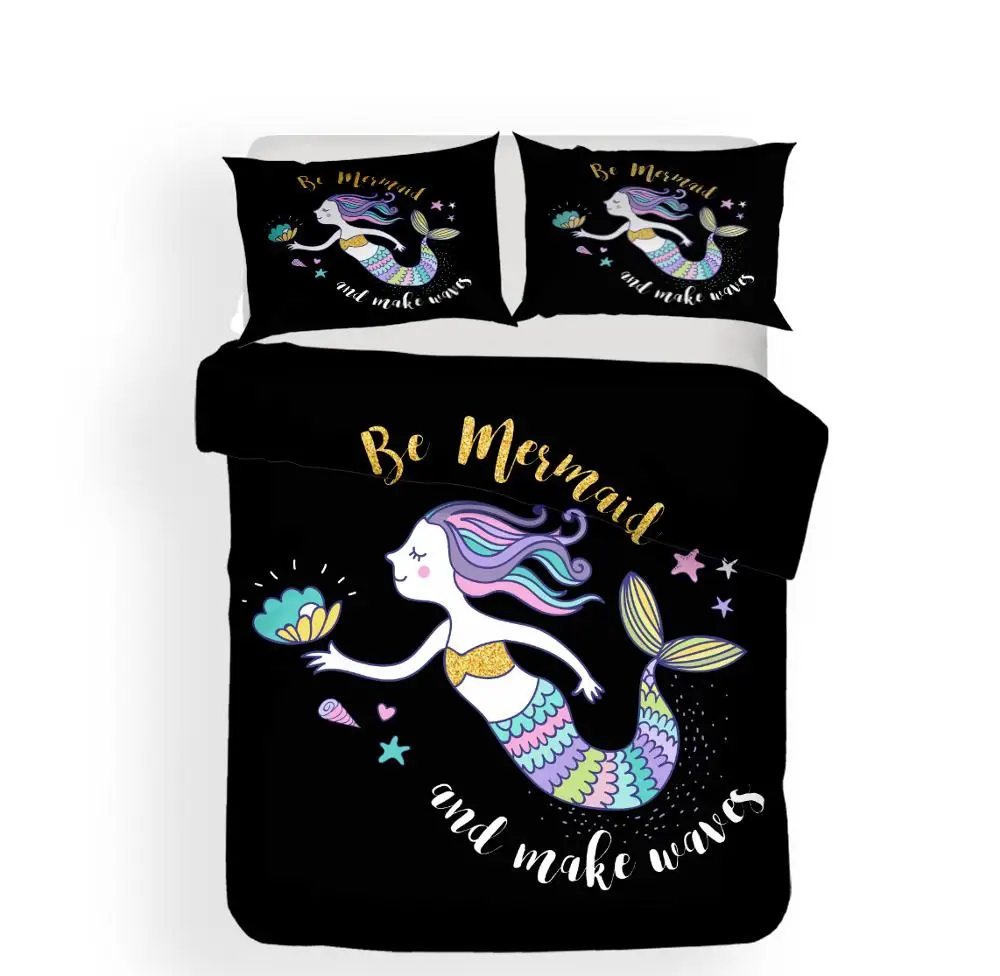 Домашний комплект постельных принадлежностей для девочек с волнистым рисунком