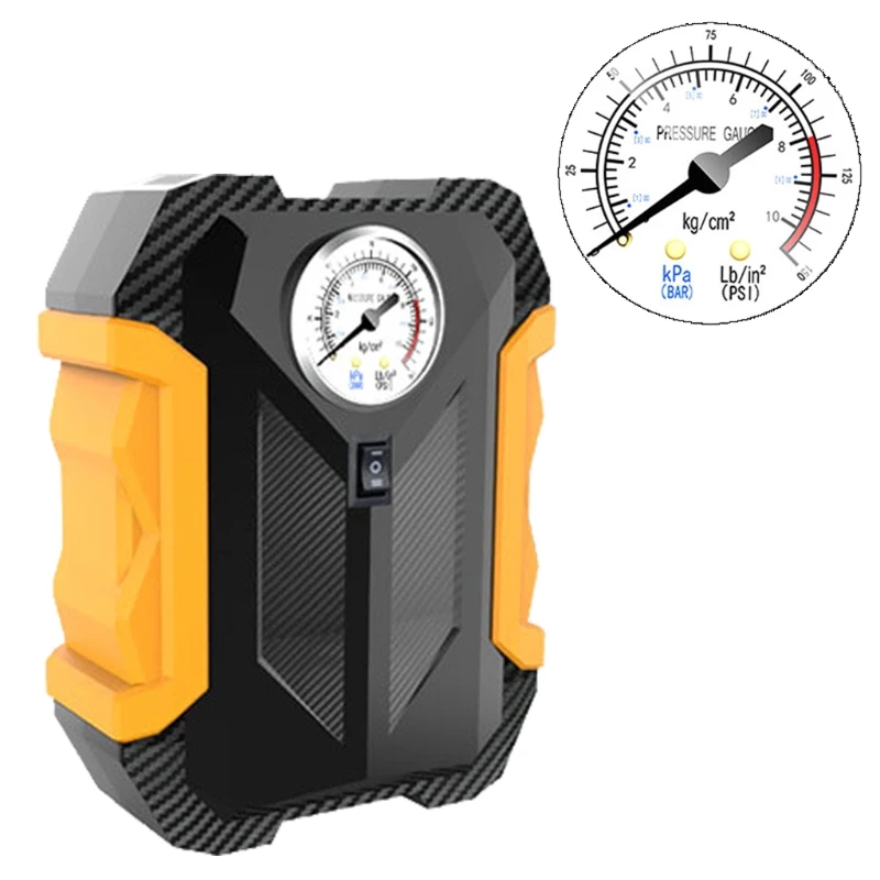 

2021 New Portable Smart Digital Air Compressor Tire Pressure Detection Electric Inflator