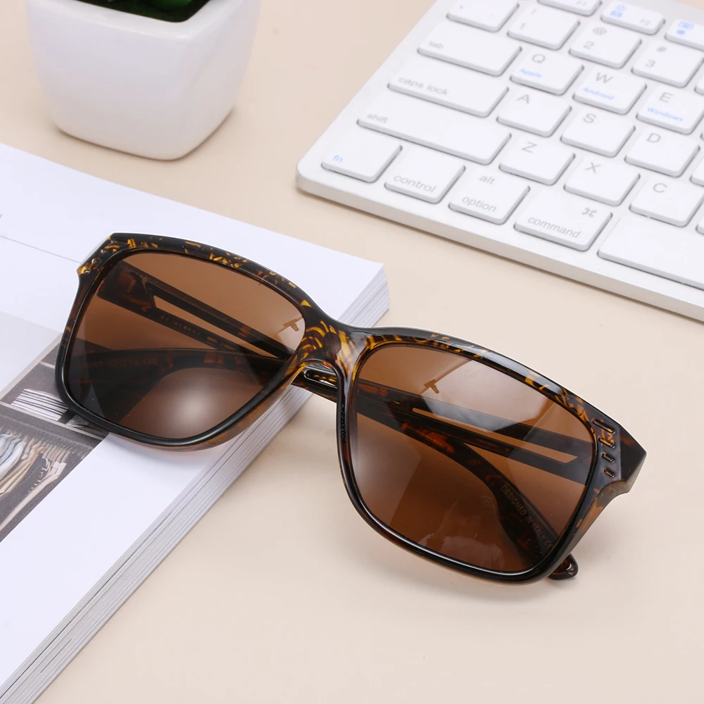 Мужские дорожные солнцезащитные очки UV400 поляризационные модные солнечные в