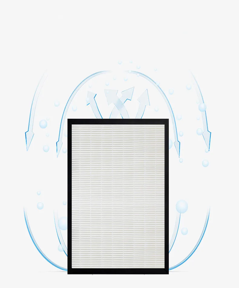Настраиваемый высокоэффективный фильтр HEPA очиститель воздуха PM2.5 Сменный Фильтр