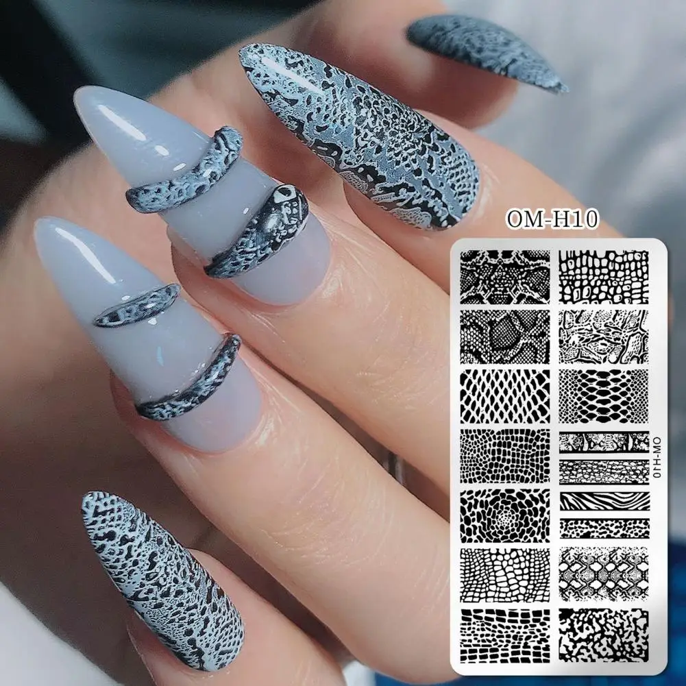 Nail Stamping Plates Cost-effective Precise Position Tools Art for Women Salon Nails Accessory | Красота и здоровье