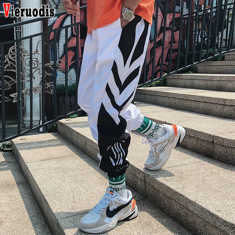 Мужские свободные повседневные штаны шаровары брюки до щиколотки мужские