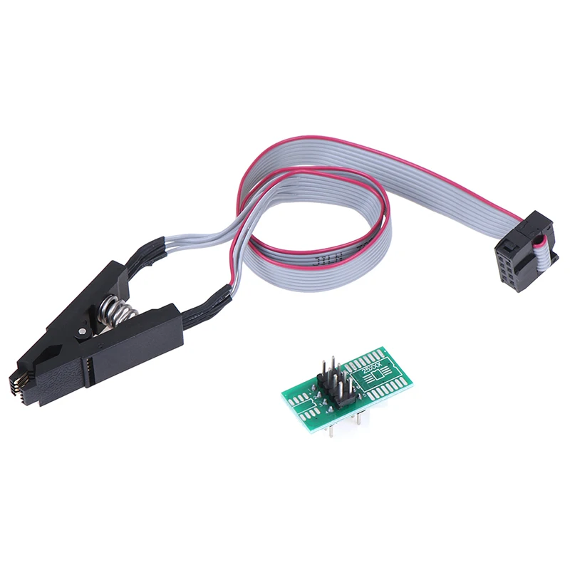 Soic8 Sop8 флэш-чип зажим для проверки ИС плата Adpter bios/24/25/93 программатор Socket Programer
