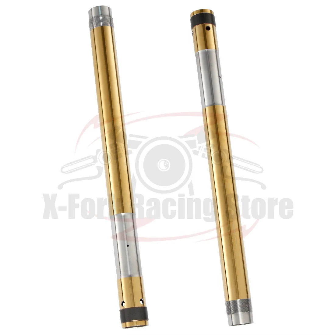 Внутренние трубки вилки для мотоцикла Gold 1 пара Suzuki RGV250 VJ22 41x522 мм 51110 22D00|Защита от