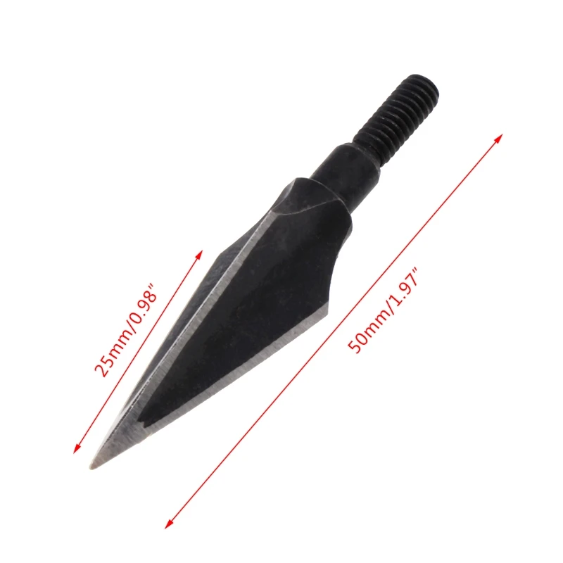 

Archery Broadhead 150 Grains High Carbon Steel Hunting 3 Sharp Blades Arrow Tips