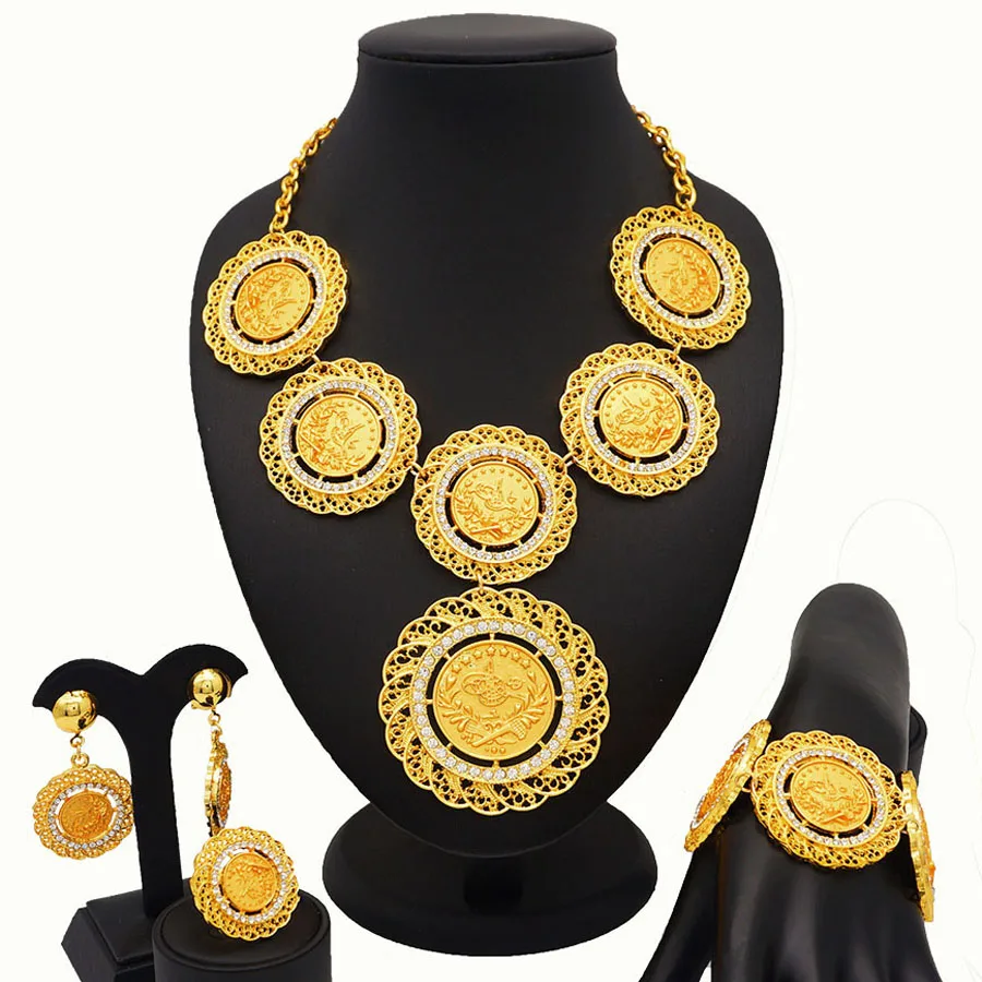 Комплекты ювелирных изделий нового дизайна для женщин в африканском стиле