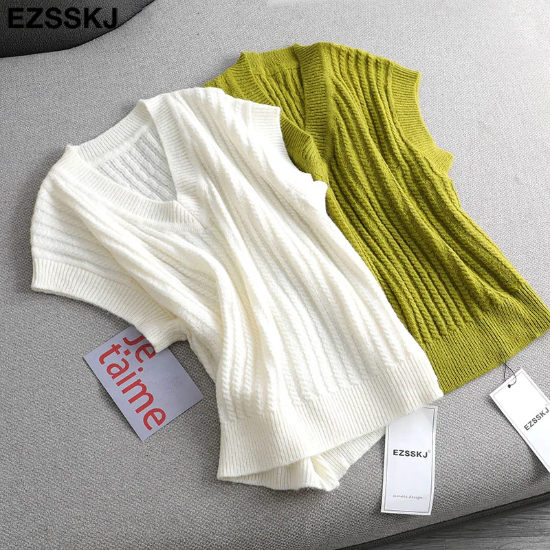 

Кашемировый мохеровый осенне-зимний свитер, жилет, пуловер, Женский базовый шикарный Свитер оверсайз с длинным рукавом и высоким воротнико...