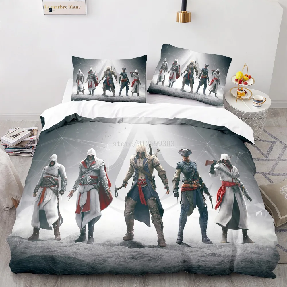 

Постельное белье Mystery Assassins Creed, комплект для односпальной кровати, односпальной, двуспальной, большого размера, европейская, австралийская, ...