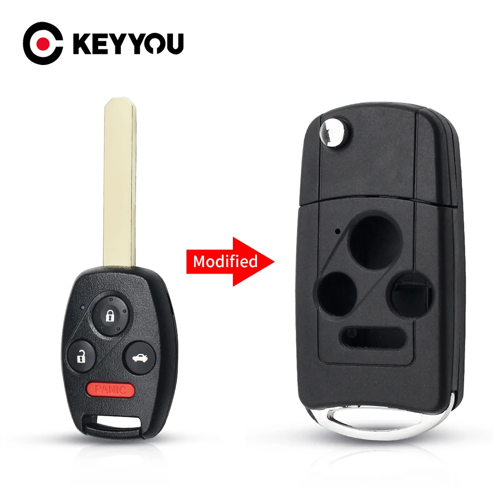 KEYYOU 10X 3 кнопки + пульт дистанционного управления для Honda Accord Civic Pilot CR V