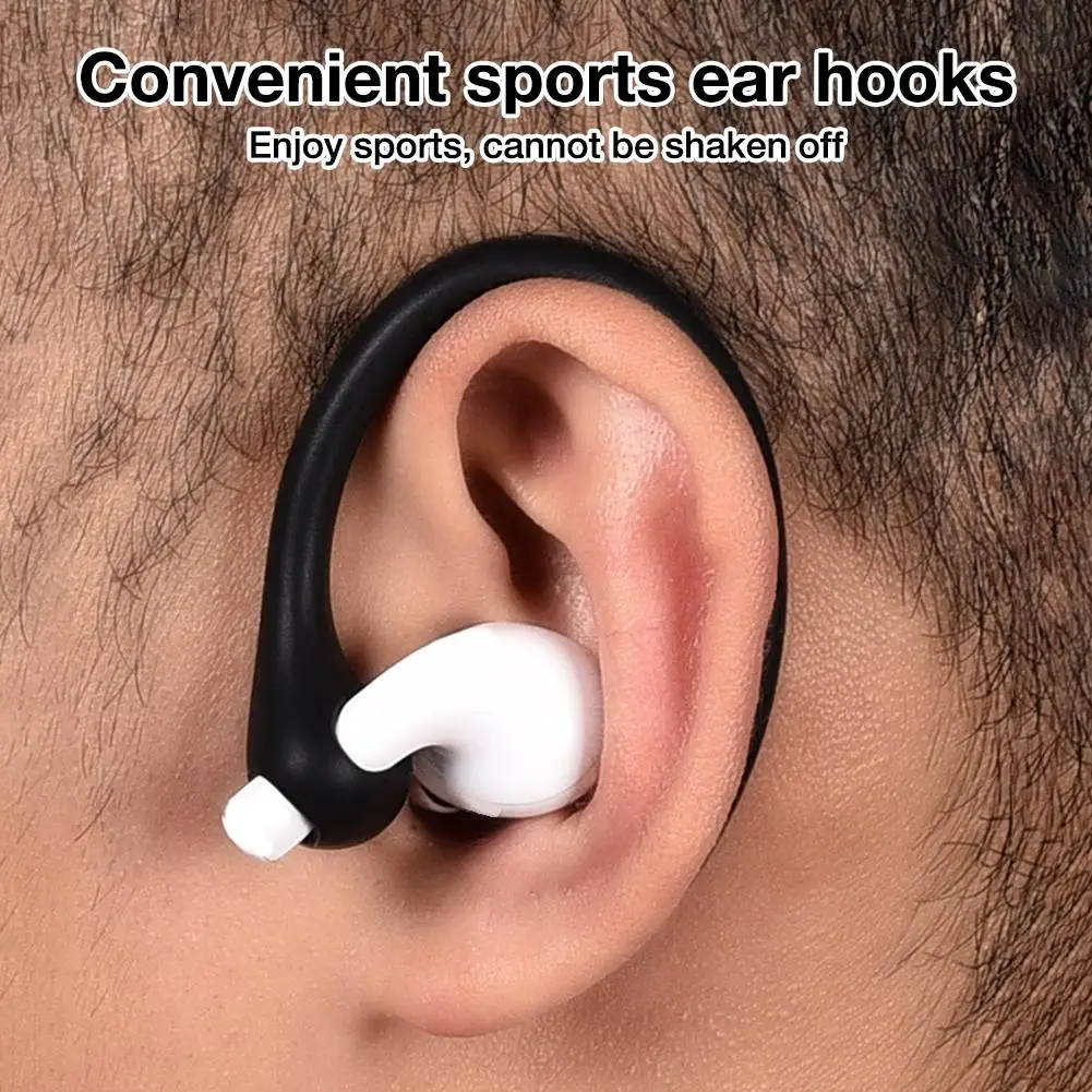 Крючки для ушей портативные с защитой от потери небольшой зажим совместимый AirPods