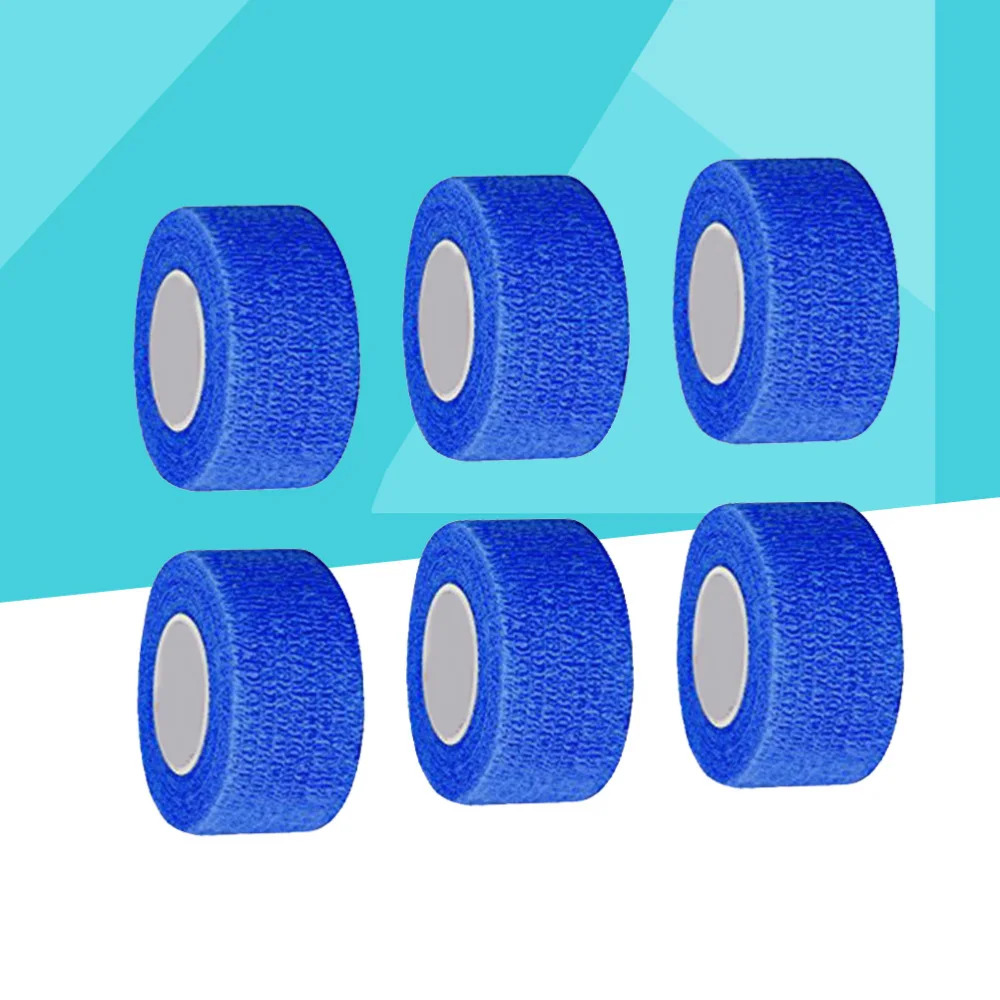 

6pcs Cohesive Bandages Self Adherent Wrap Tape Stretch Athletic Strong Elastic First Aid Tape (Skin Color)
