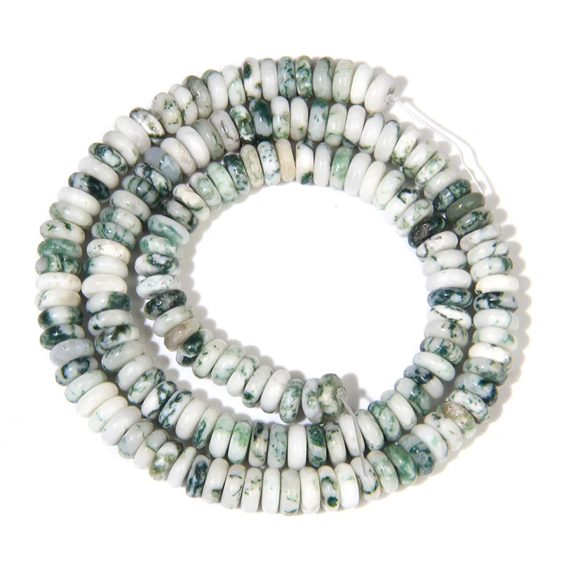 2*6 мм Φ разделительные Бусины круглые плоские диски натуральные ячейки Агаты