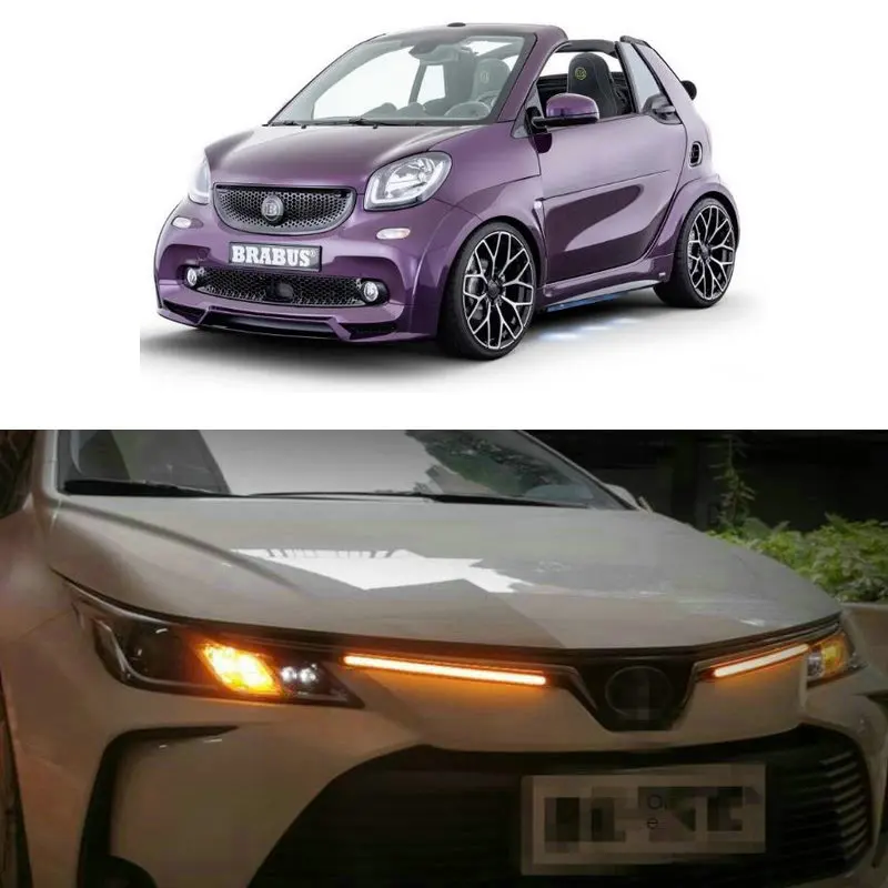 

LED Daytime Running Light DRL Turn Signal Lamp For Smart fortwo ROADSTER CABRIO CITY-COUPE CROSSBLADE FORFOUR