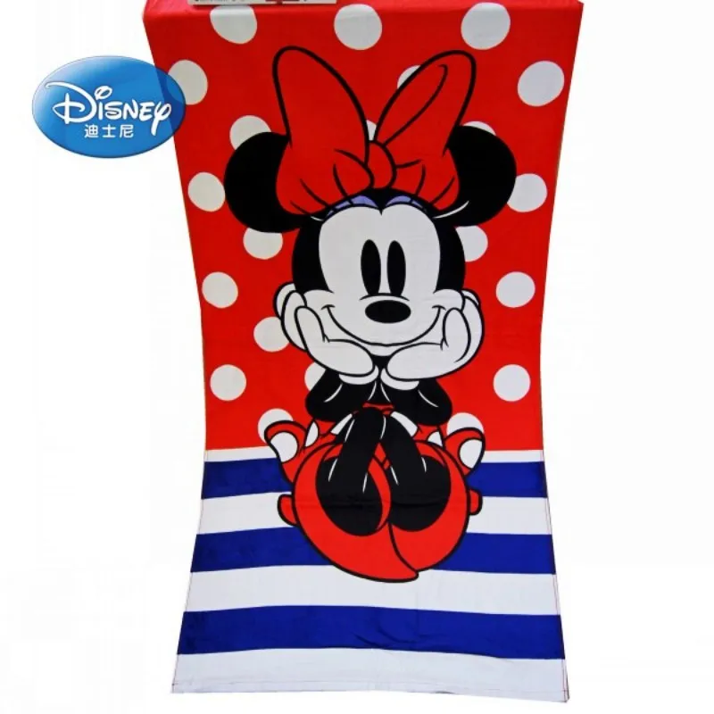 Minnie 4 Дисней мультфильм хлопок хороший друг Микки Маус Детское банное полотенце s для мальчиков девочек пляжное полотенце Душ Лето 70x140 см - Цвет: Minnie 4