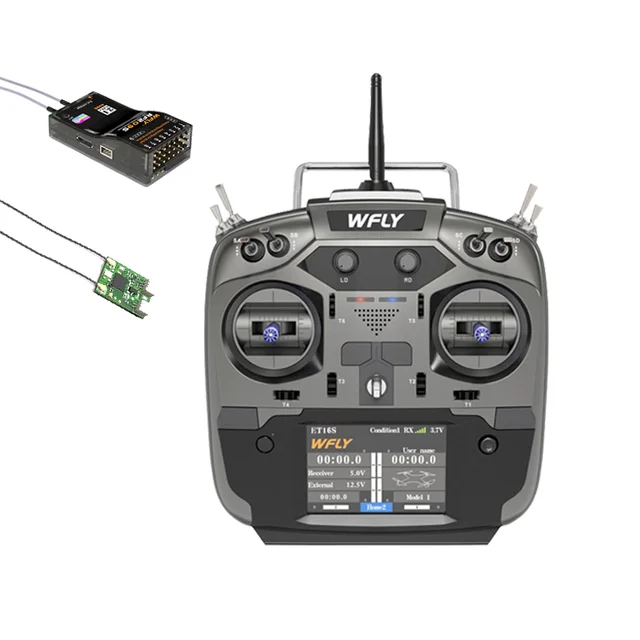 WFLY ET16S 2.4GHz 16CH FHSS Hall + RF201S + RF209S Receiver WFLY ET16S 2.4GHz 16CH FHSS Hall + RF201S + RF209S Receiver