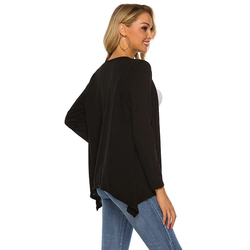 

Fashion Spring And Summer women's long-sleeved Loose Knit Cardigan Sweater Knit women's Cardigan Pull women's Clothing