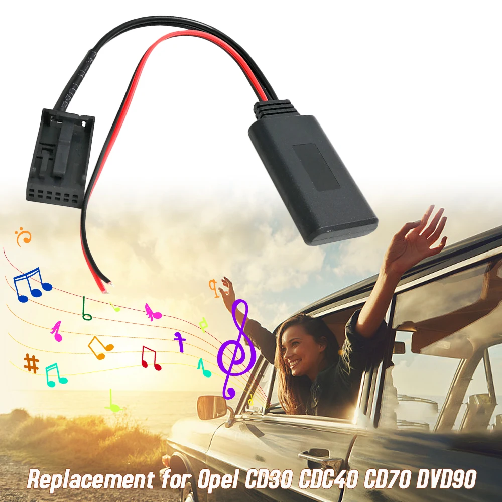 Новейший автомобильный AUX IN аудио адаптер BT стерео музыкальный Замена автомобиля