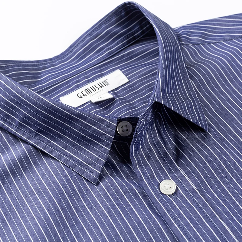 

New Arrival 100% Cotton Fashion High Quality Men Long Sleeve Casual Casual Shirts Striped Plus Size S M L XL 2XL 3XL 4XL 5XL 6XL